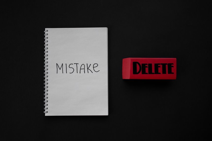 common errors and straightforward corrections